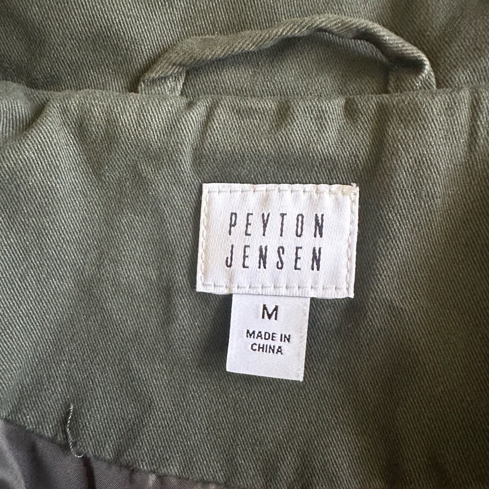Peyton Jensen Women’s Green Jacket size medium - Picture 6 of 13